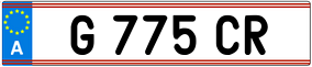 Truck License Plate
